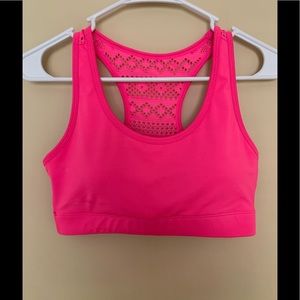 Zyia Vented Bomber Sports Bra Racer Back size medium